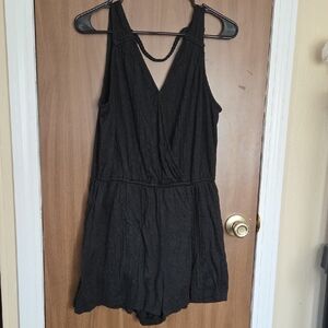 Elegant Black Women's Romper